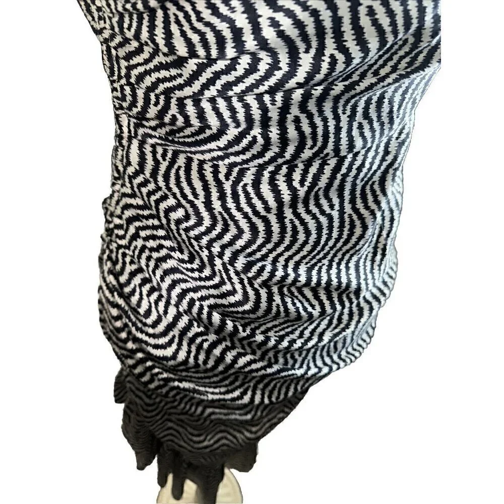 CINQ A SEPT Christel 100% Silk Dress Size 6 - Picture 10 of 10